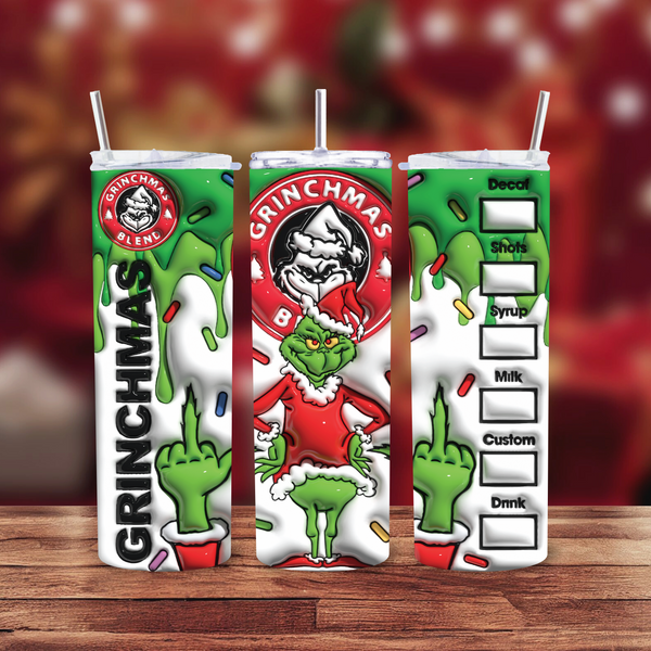 Grinchmas Blend 20oz Skinny tumbler