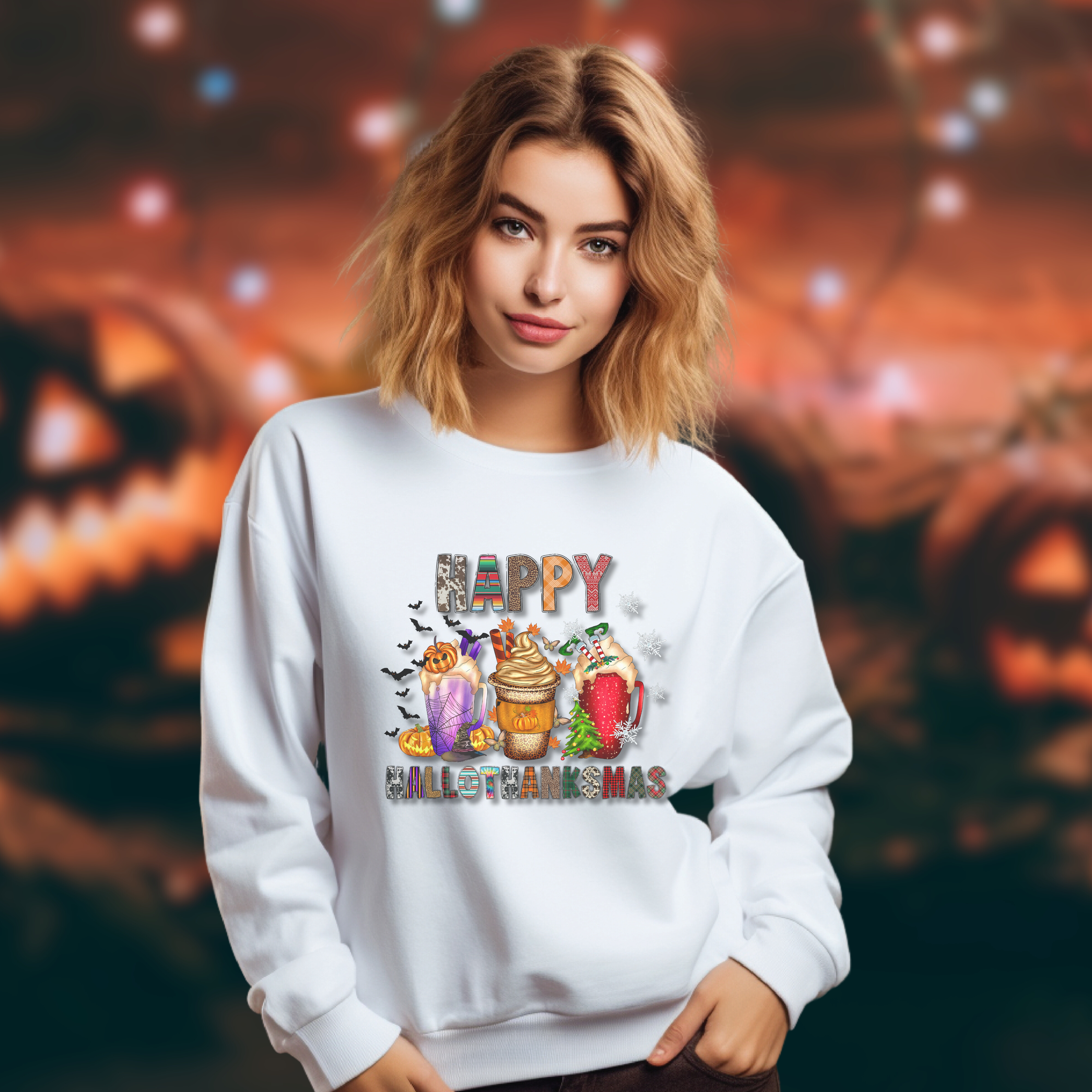 Happy Hallowthankmas Sweater