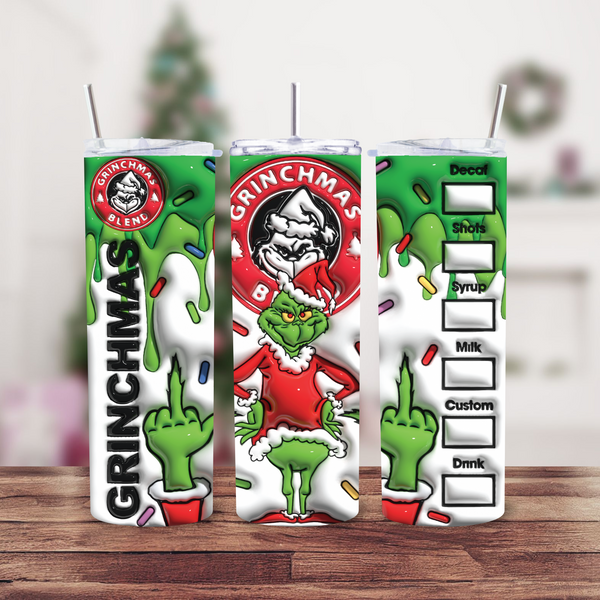 Grinchmas Blend 20oz Skinny tumbler