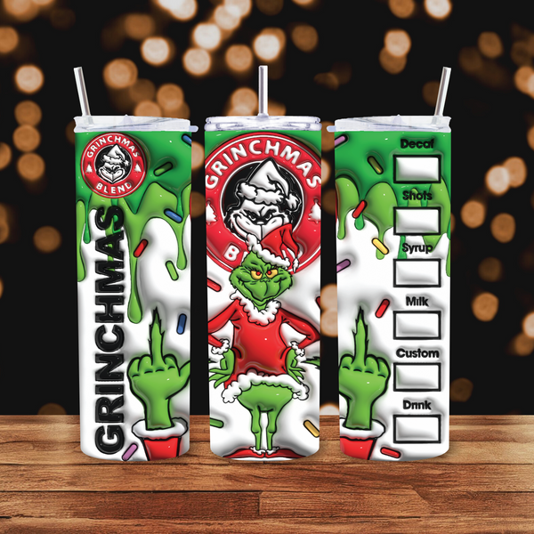 Grinchmas Blend 20oz Skinny tumbler