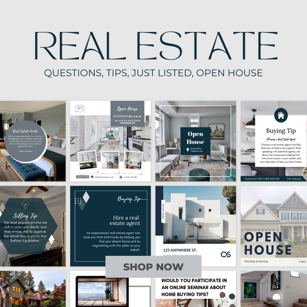 300 Real Estate Templates for Social Media